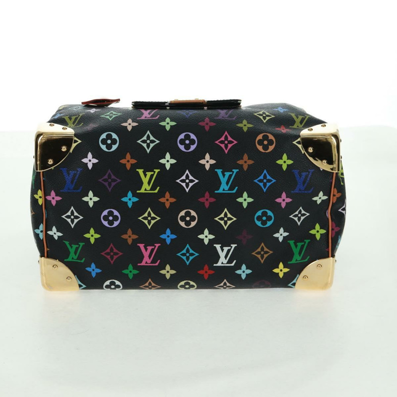 【日本直送】路易威登 Monogram Multicolor Speedy 30 手提包 黑色 M92642 正品 BA9226V-4