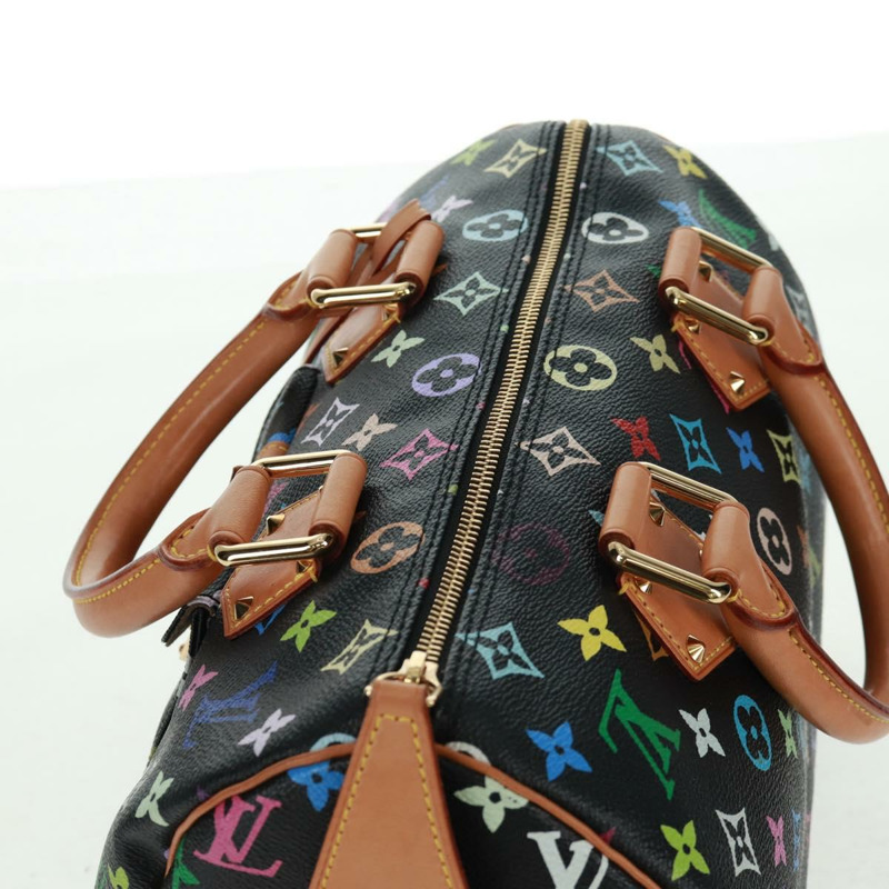 【日本直送】路易威登 Monogram Multicolor Speedy 30 手提包 黑色 M92642 正品 BA9226V-5