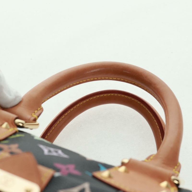 【日本直送】路易威登 Monogram Multicolor Speedy 30 手提包 黑色 M92642 正品 BA9226V-7