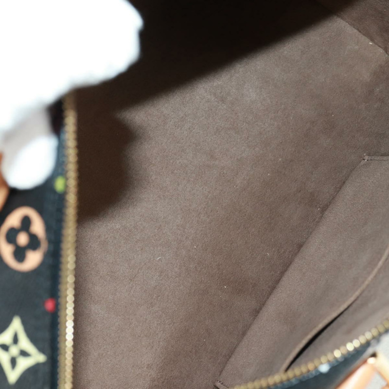 【日本直送】路易威登 Monogram Multicolor Speedy 30 手提包 黑色 M92642 正品 BA9226V-10