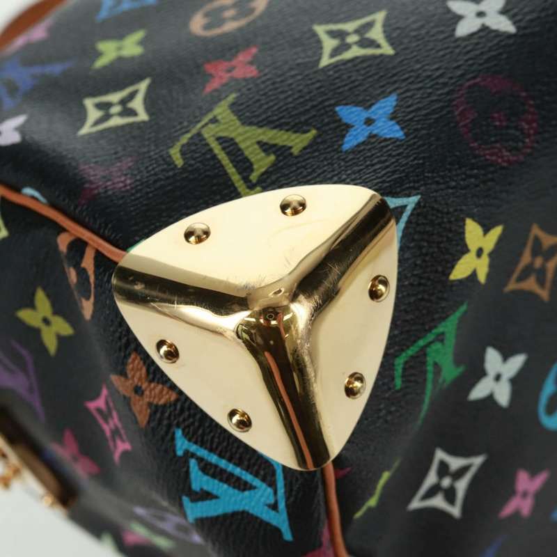 【日本直送】路易威登 Monogram Multicolor Speedy 30 手提包 黑色 M92642 正品 BA9226V-14