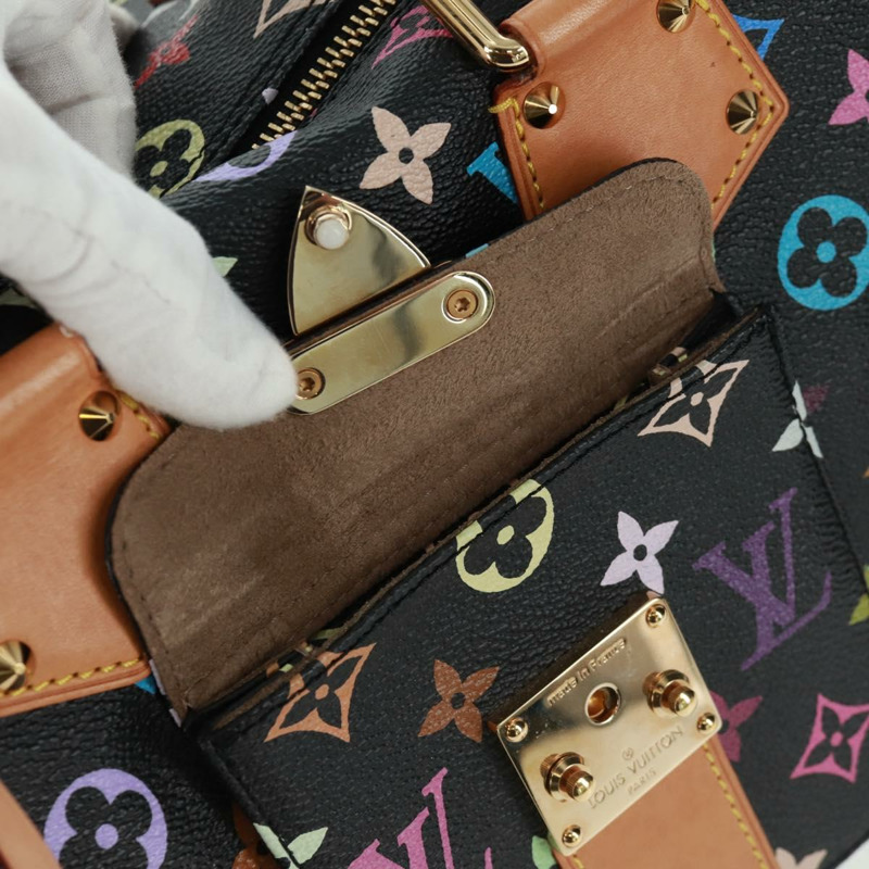 【日本直送】路易威登 Monogram Multicolor Speedy 30 手提包 黑色 M92642 正品 BA9226V-17