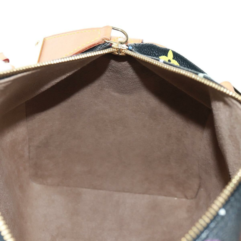 【日本直送】路易威登 Monogram Multicolor Speedy 30 手提包 黑色 M92642 正品 BA9226V-21