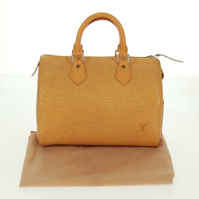【日本直送】路易威登 Epi Speedy 25 手提包 Tassili 黃色 M43019 LV Auth am10432V-11
