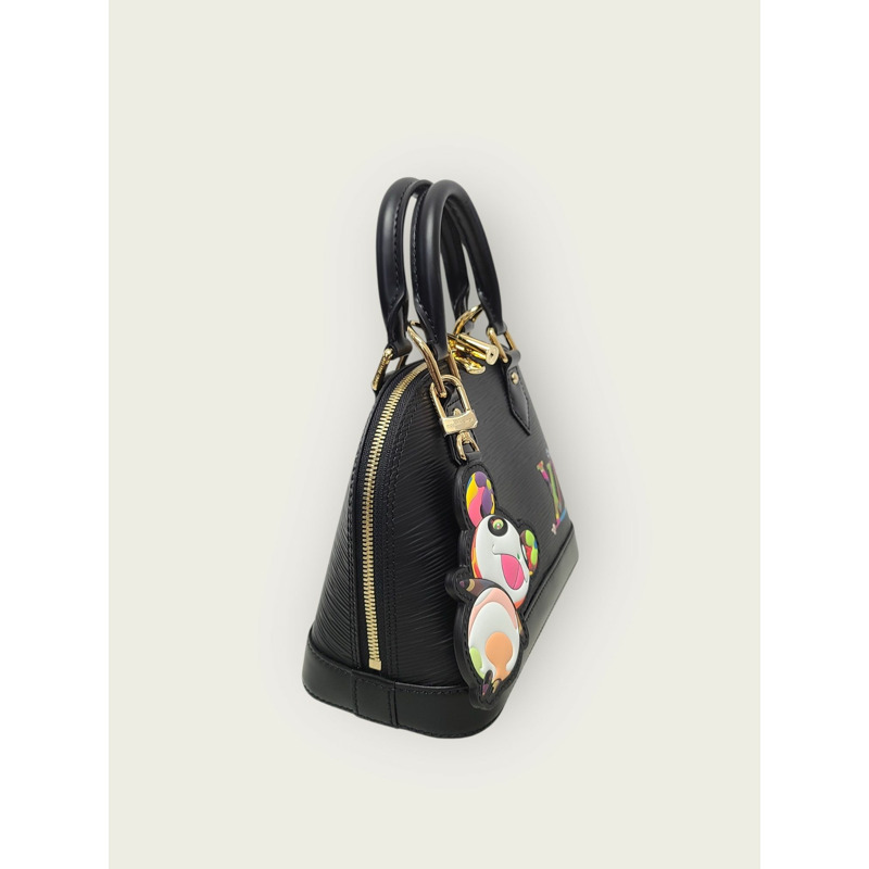 【包稅】LOUIS VUITTON X Black Epi Murakami Takashi Alma BB-2