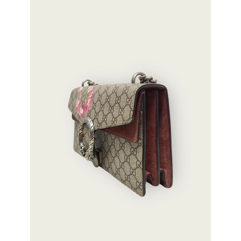【包稅】GUCCI GG Supreme Flower Bloom Dionysus 鏈條單肩包(中)-1