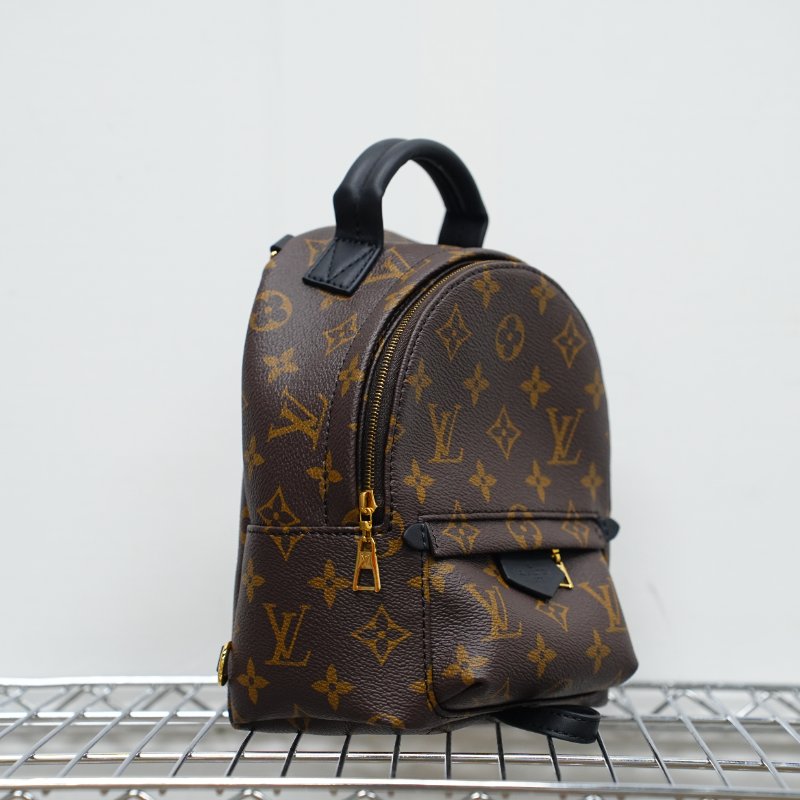 近全新LouisVuitton/路易威登 新款Monogram Palm Springs 小書包后背包-2