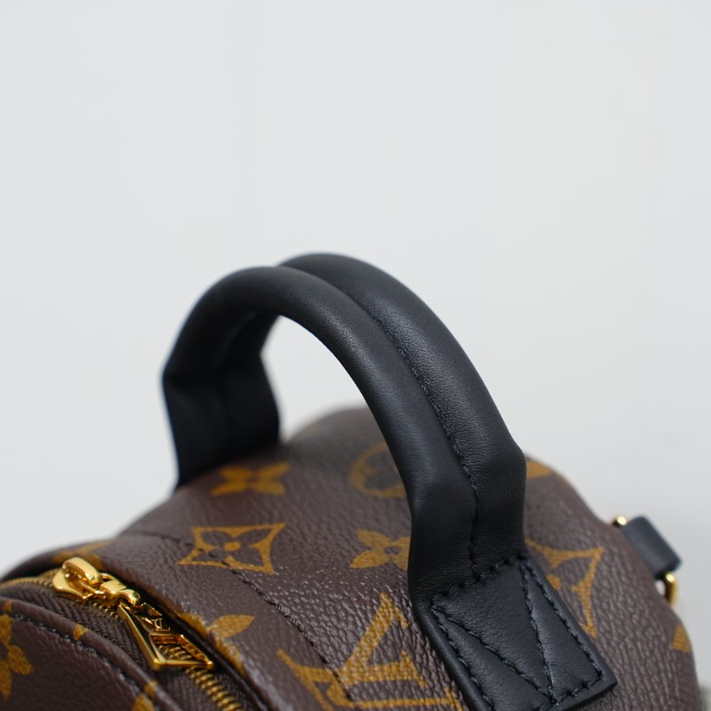 近全新LouisVuitton/路易威登 新款Monogram Palm Springs 小書包后背包-5