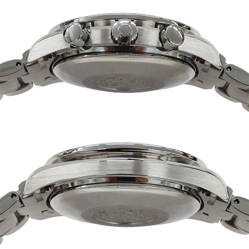 歐米茄超霸系列3513.30男士腕錶,日期顯示,計時功能,自動上鍊,不鏽鋼錶殼,銀色,拋光處理-2