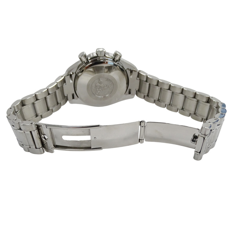 歐米茄超霸系列3513.30男士腕錶,日期顯示,計時功能,自動上鍊,不鏽鋼錶殼,銀色,拋光處理-3