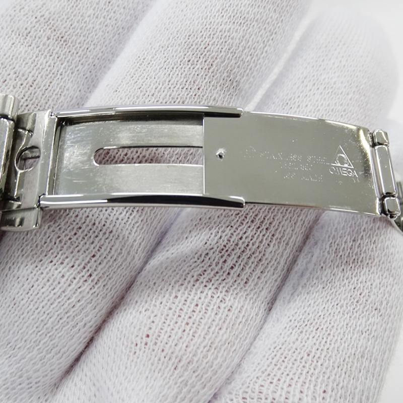 歐米茄超霸系列3513.30男士腕錶,日期顯示,計時功能,自動上鍊,不鏽鋼錶殼,銀色,拋光處理-4