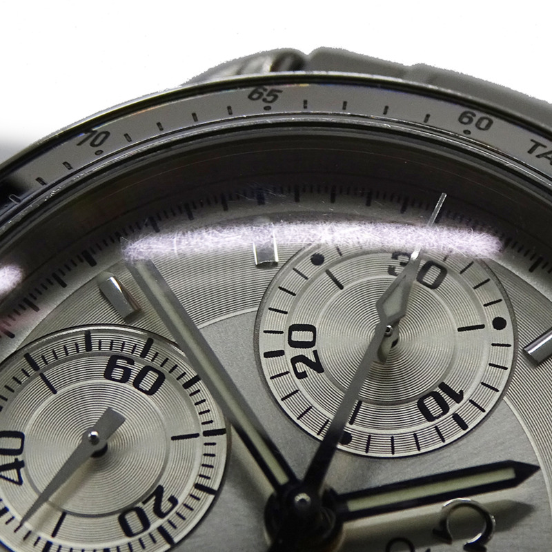 歐米茄超霸系列3513.30男士腕錶,日期顯示,計時功能,自動上鍊,不鏽鋼錶殼,銀色,拋光處理-13