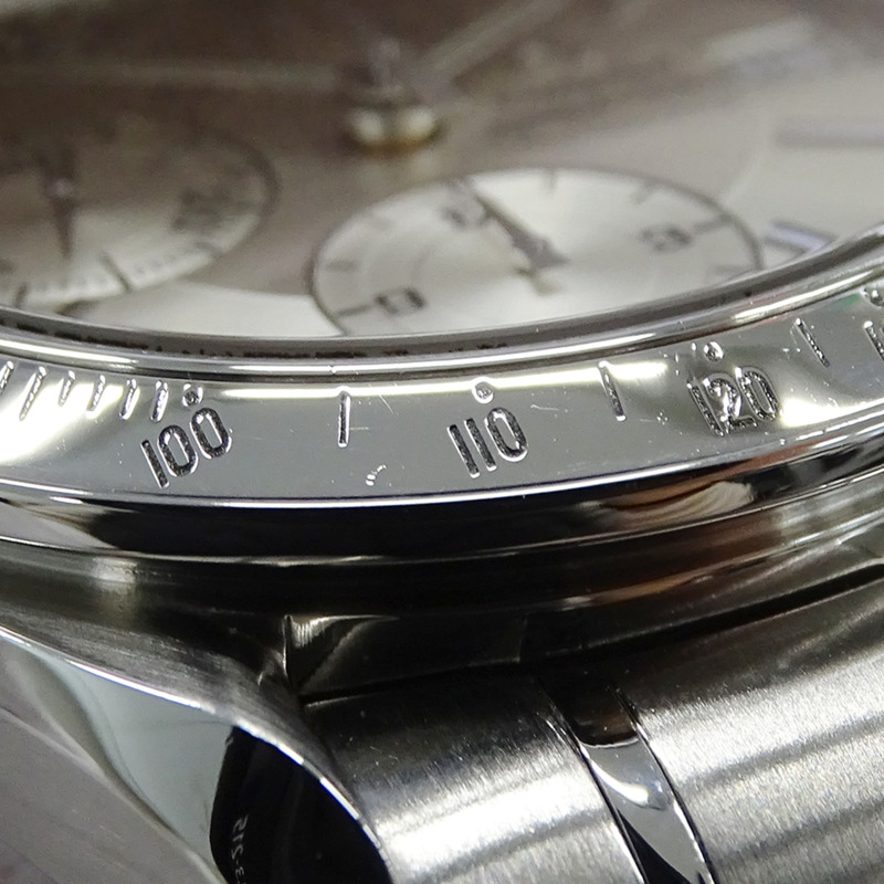 歐米茄超霸系列3513.30男士腕錶,日期顯示,計時功能,自動上鍊,不鏽鋼錶殼,銀色,拋光處理-15