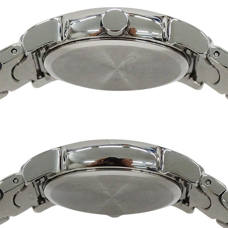 寶格麗 Solotempo 女士腕錶,附日期顯示,石英機芯,不鏽鋼錶殼,型號 ST29S,銀色/黑色,拋光處理-2