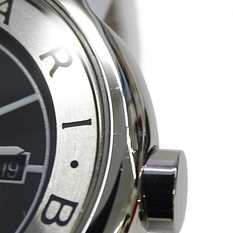 寶格麗 Solotempo 女士腕錶,附日期顯示,石英機芯,不鏽鋼錶殼,型號 ST29S,銀色/黑色,拋光處理-10