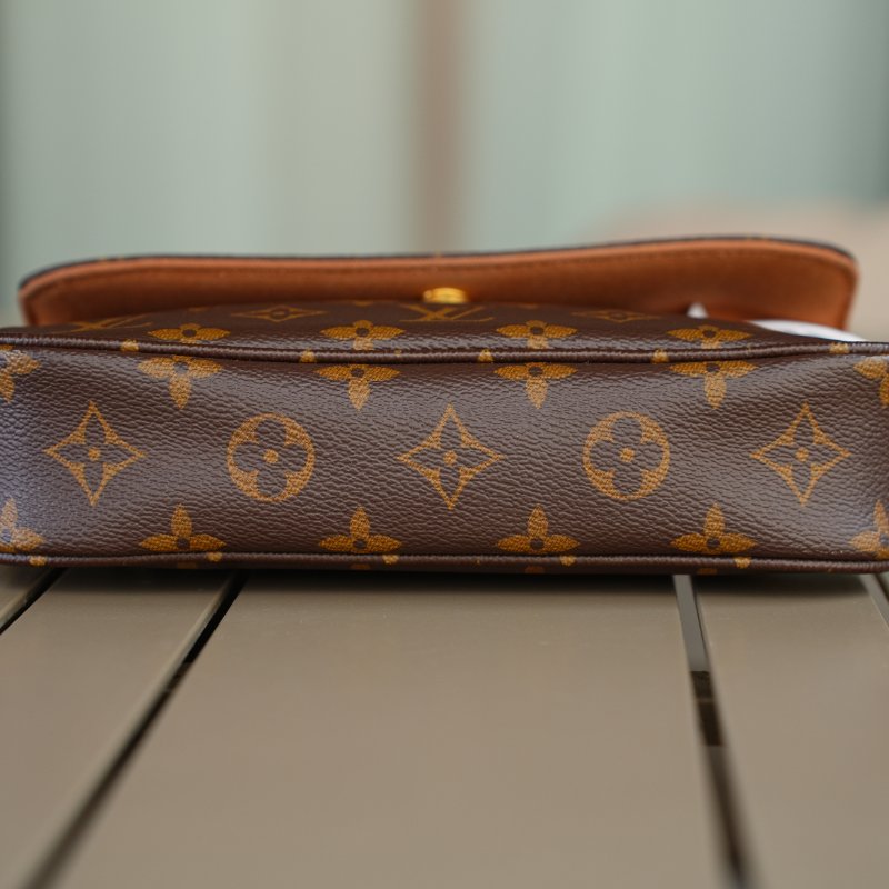 近全新LouisVuitton/路易威登 Monogram Ivy 鏈條肩背包 芯片款-4