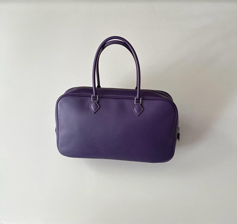 Hermès Plume Élan 28 – Iris Purple Epsom Leather-1