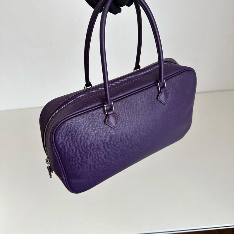 Hermès Plume Élan 28 – Iris Purple Epsom Leather-2