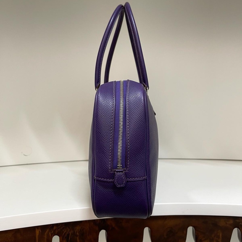 Hermès Plume Élan 28 – Iris Purple Epsom Leather-6