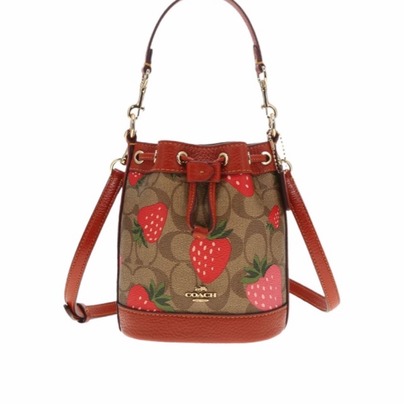 Coach 女士 徽標細節斜挎包均碼碼14cm*9cm*16cm-0