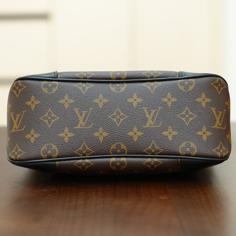 近全新LouisVuitton/路易威登 Monogram Boulogne牛角 肩背包-4