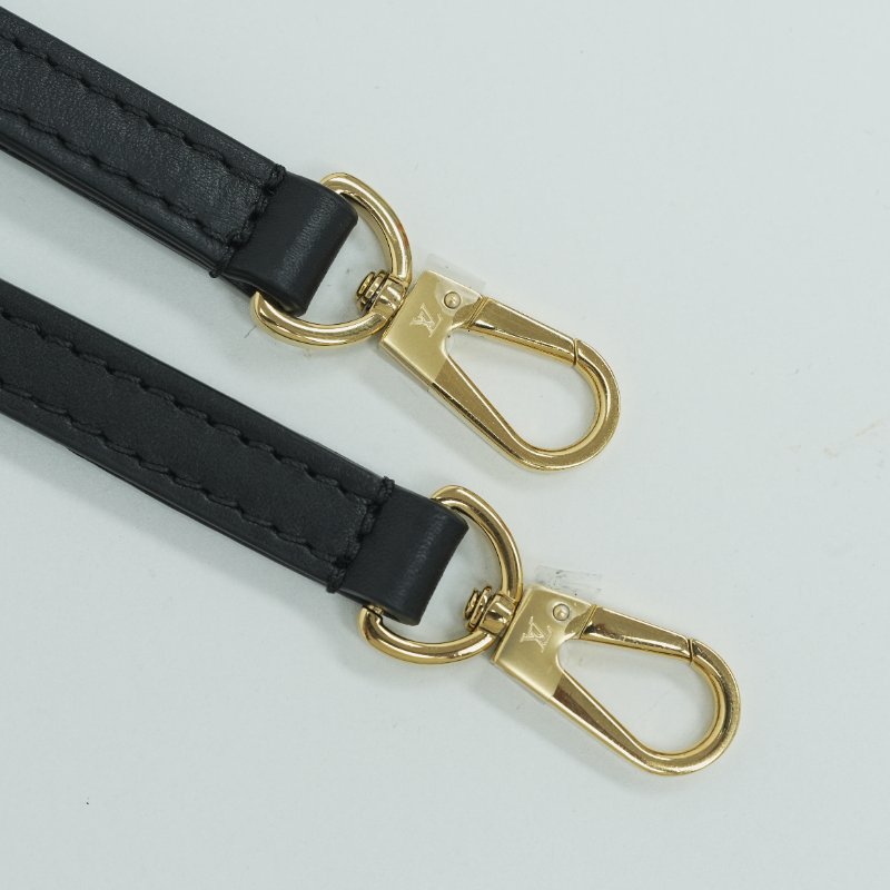 近全新 LouisVuitton/路易威登 Locky BB 老花拼黑色鎖頭 手提斜背包-14