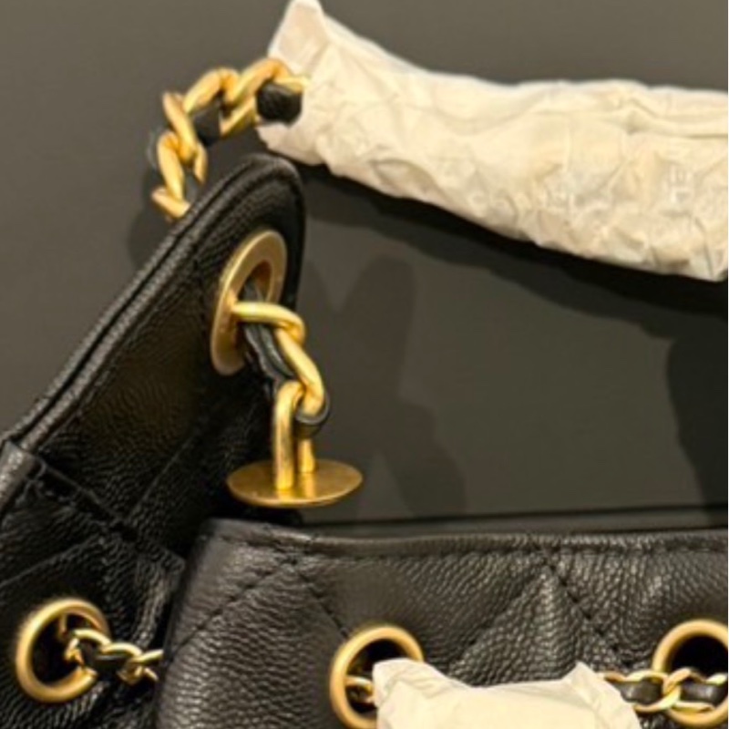Chanel 25 bag mini 荔枝皮 黑金 全新現貨在台 全配有購證-9