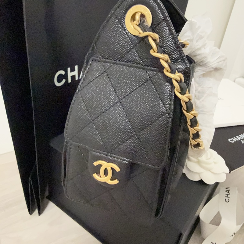Chanel 25 bag mini 荔枝皮 黑金 全新現貨在台 全配有購證-2