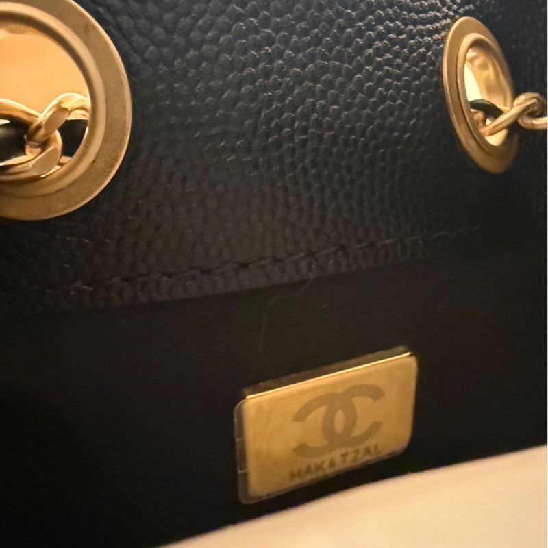 Chanel 25 bag mini 荔枝皮 黑金 全新現貨在台 全配有購證-8