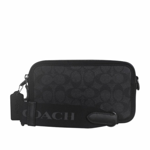 Coach 男士 拉鍊單肩包均碼碼