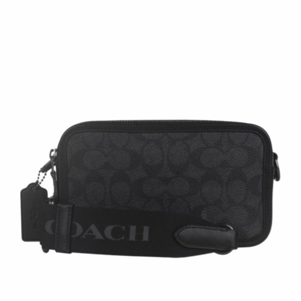 Coach 男士 拉鍊單肩包均碼碼-0