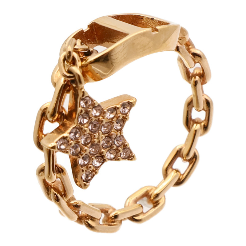 Dior 金屬Petit CD Ring戒指US#5.5-0