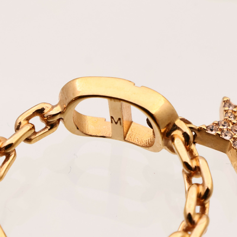 Dior 金屬Petit CD Ring戒指US#5.5-6