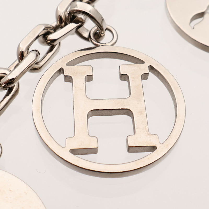 HERMES 金屬Bag Charm銀扣掛飾-6