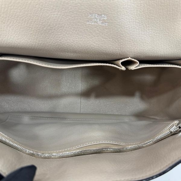 Hermès jypsiere 34銀扣肩背包-10