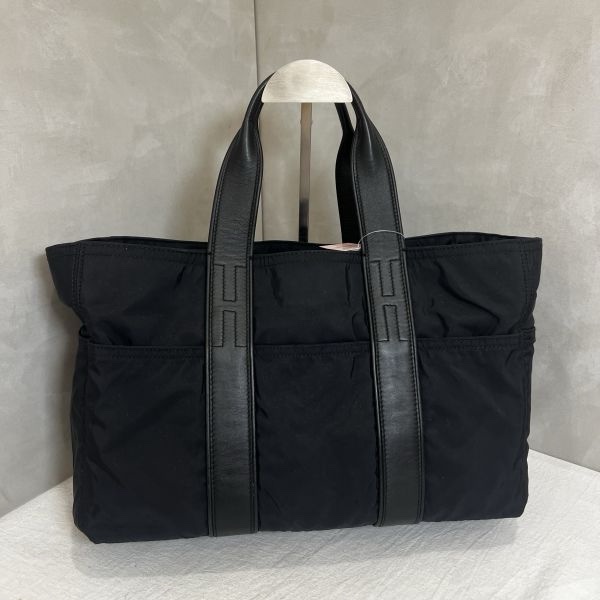 Hermès Acapulco MM托特包 手提包 尼龍皮革-9