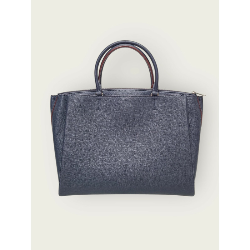 【包稅】LOUIS VUITTON Marine Rouge 小牛皮銀色 Lockme 兩用手提包-4