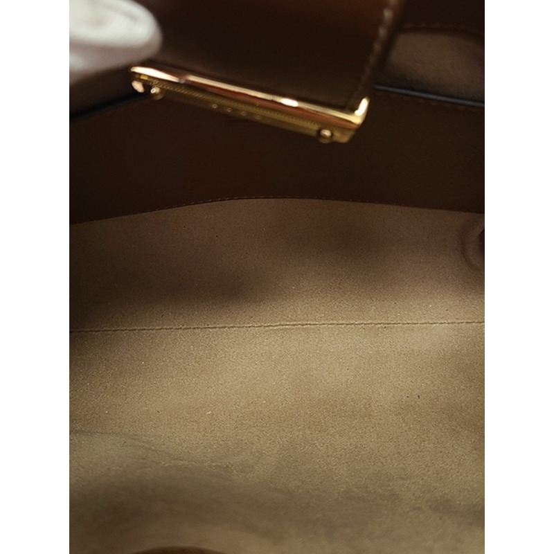 【包稅】GUCCI GG Supreme棕色掛鎖鏈單肩包-3