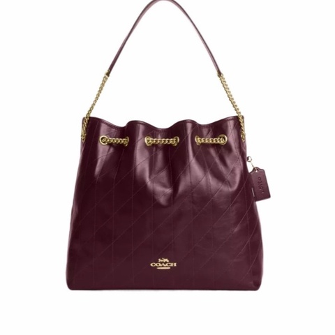 Coach 女士 Evelyn大號絎縫單肩包均碼碼36cm*12cm*31.7cm