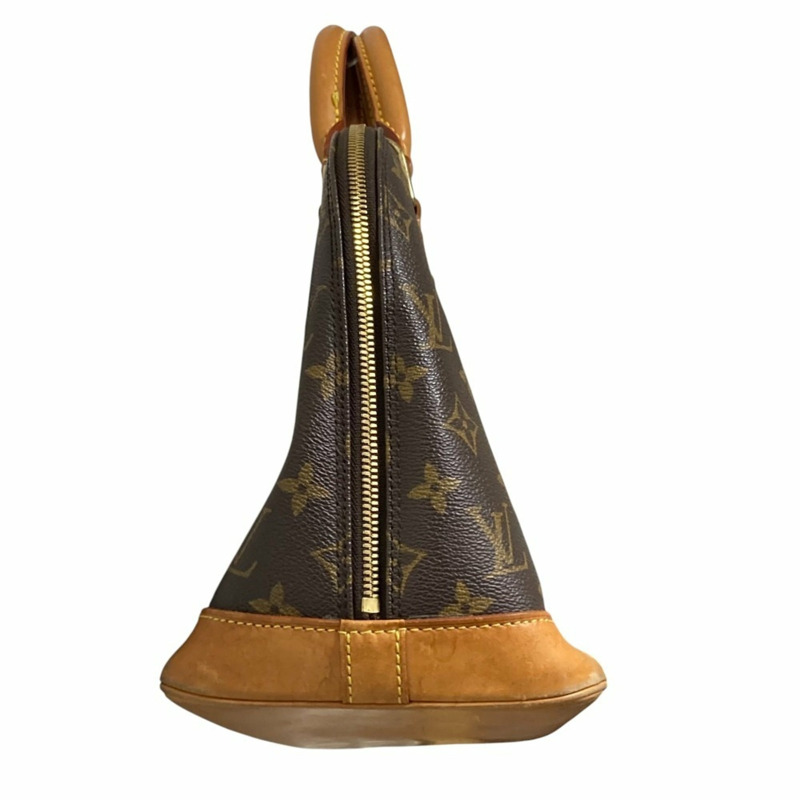 路易威登 (LOUIS VUITTON) 女士 Monogram Alma PM 手提包 M51130 棕色/米色-3