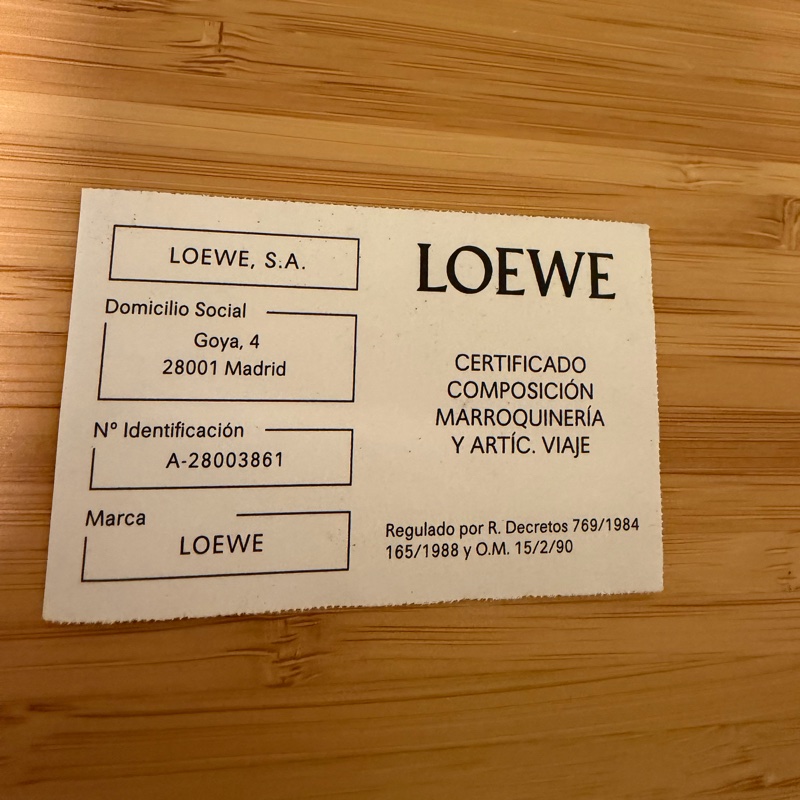 LOEWE Hammock 小號 拼色 奶茶色 淺駝色 九成新-4