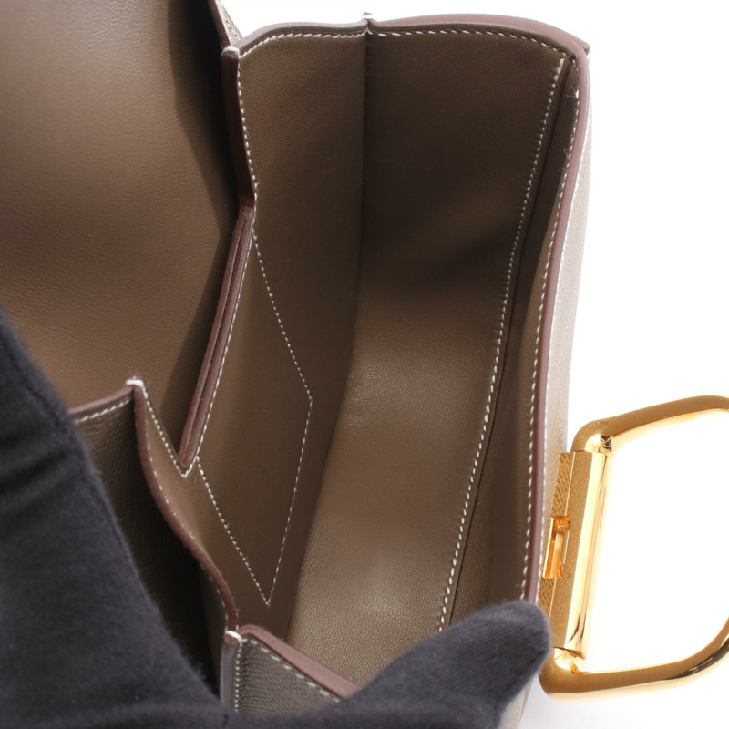 HERMES della cavalleria 迷你肩斜背包 U 082226CC Epsom Etoupe GHW-2