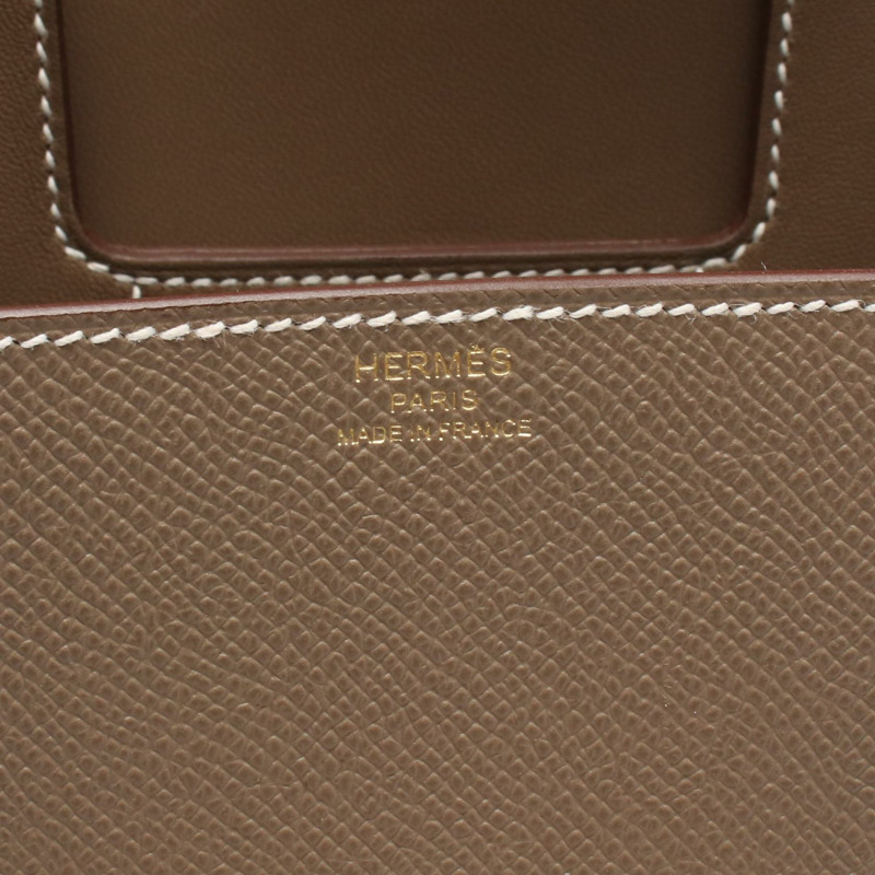 HERMES della cavalleria 迷你肩斜背包 U 082226CC Epsom Etoupe GHW-3