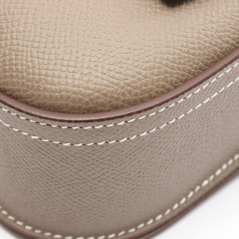 HERMES della cavalleria 迷你肩斜背包 U 082226CC Epsom Etoupe GHW-5
