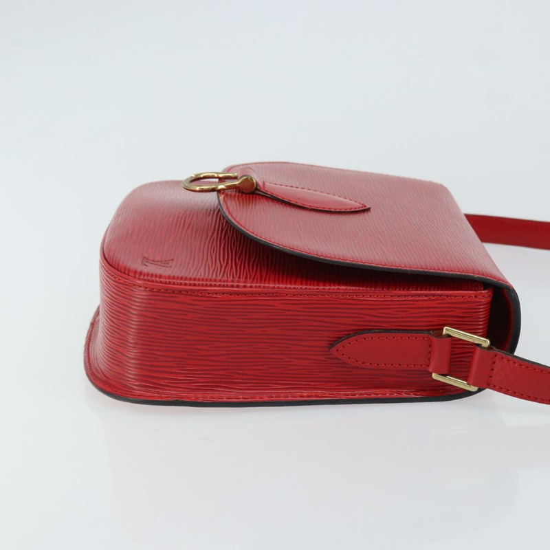 【日本直送】路易威登 Epi Saint Cloud GM 肩背包 紅色 M52197 LV Auth ep12679-2