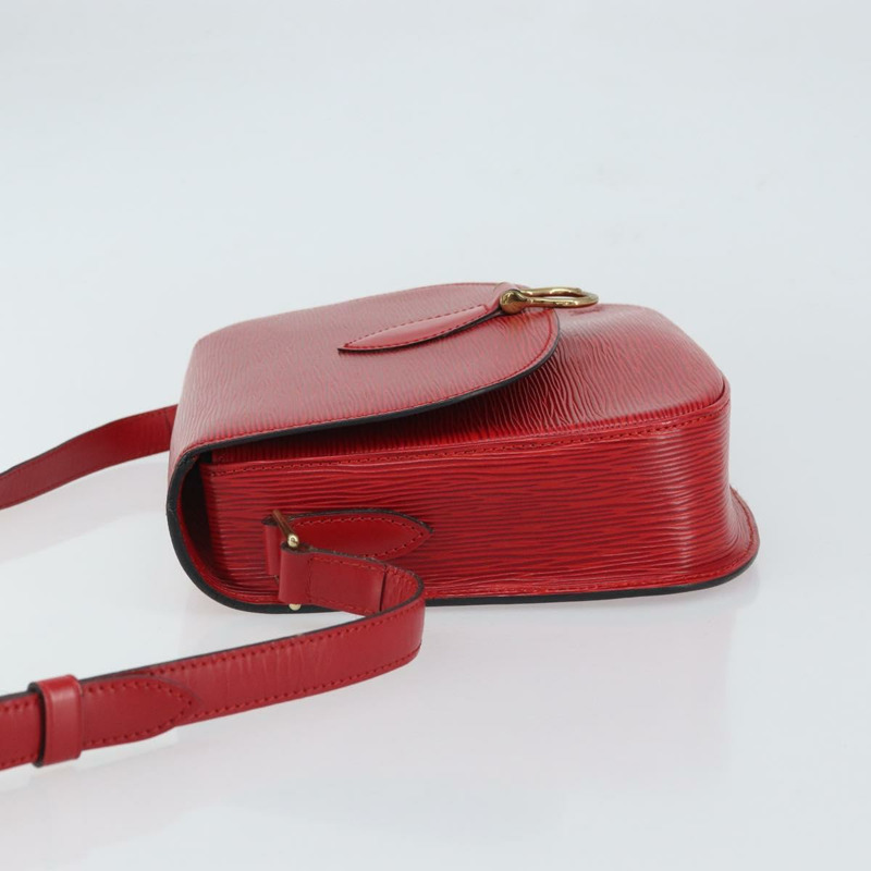 【日本直送】路易威登 Epi Saint Cloud GM 肩背包 紅色 M52197 LV Auth ep12679-3
