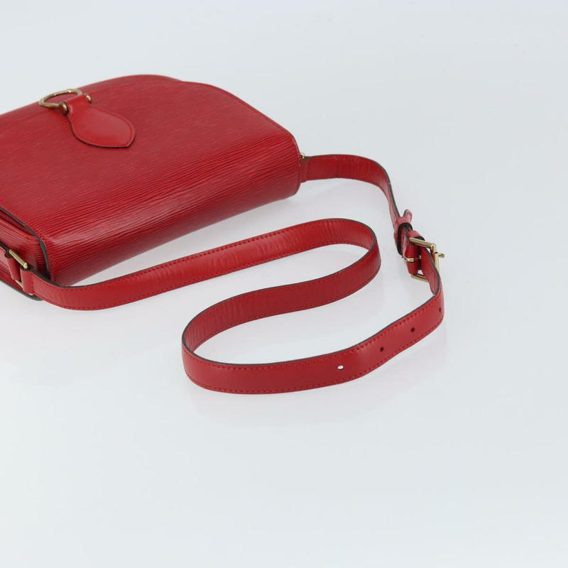 【日本直送】路易威登 Epi Saint Cloud GM 肩背包 紅色 M52197 LV Auth ep12679-6