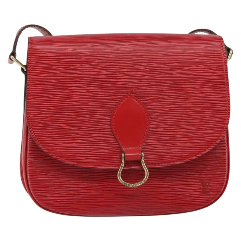 【日本直送】路易威登 Epi Saint Cloud GM 肩背包 紅色 M52197 LV Auth ep12679-12