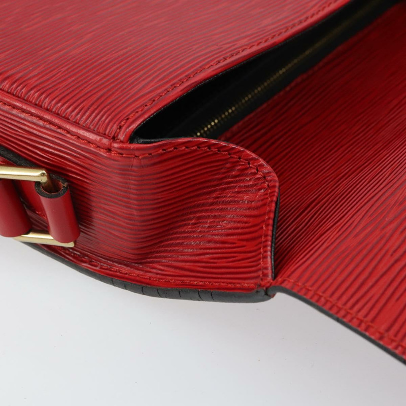 【日本直送】路易威登 Epi Saint Cloud GM 肩背包 紅色 M52197 LV Auth ep12679-19