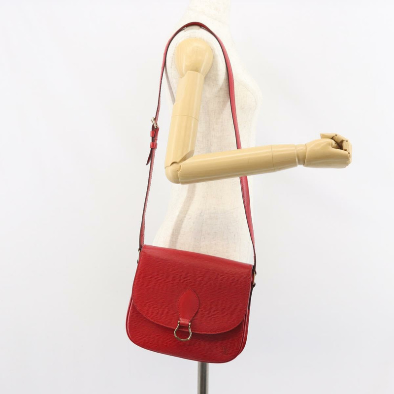 【日本直送】路易威登 Epi Saint Cloud GM 肩背包 紅色 M52197 LV Auth ep12679-24